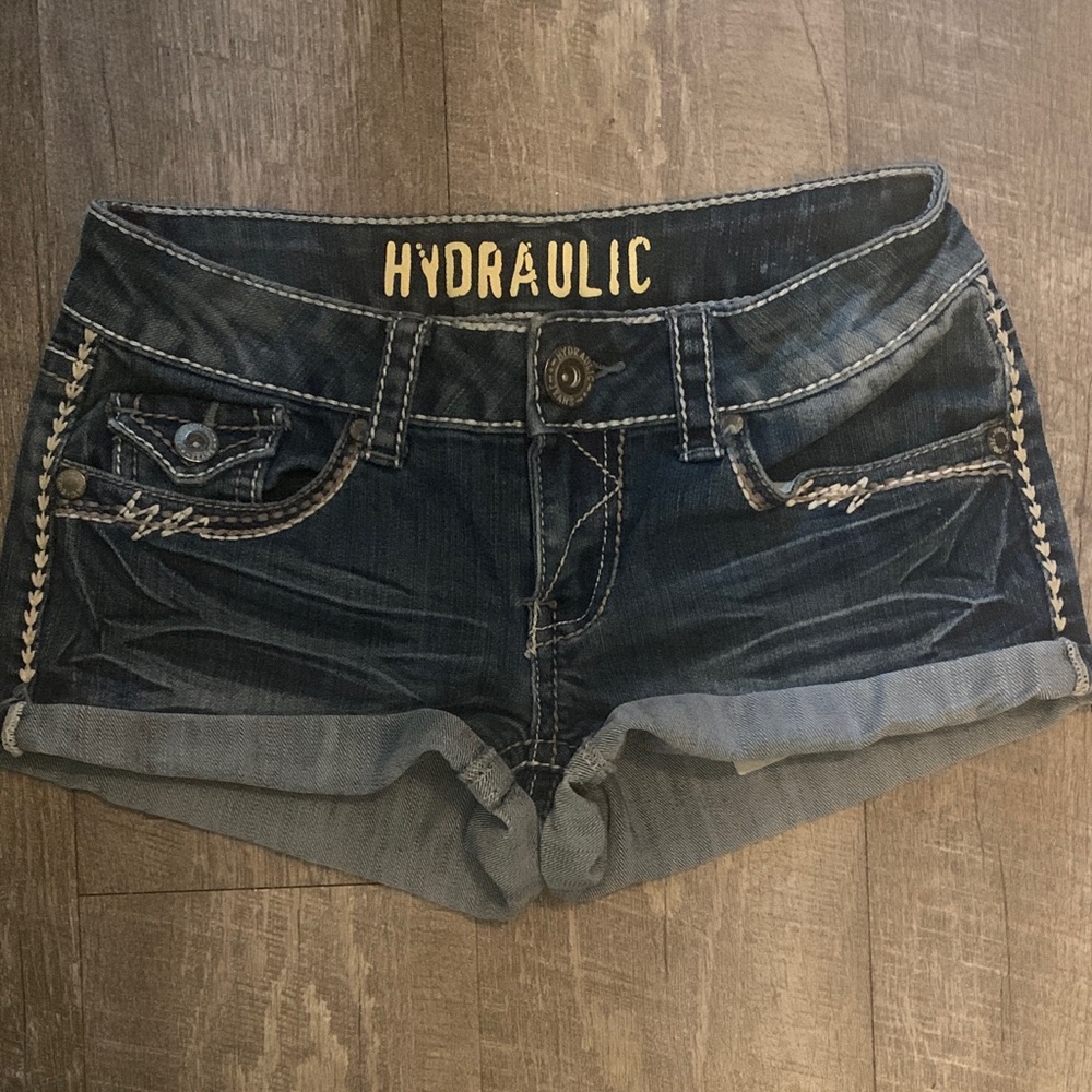 Hydraulic Women's Dark Blue Jean Shorts